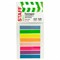 Закладки клейкие неоновые STAFF, 45х8 мм, 160 штук (8 цветов х 20 листов), на пластиковом основании, 129354 - фото 13764273