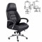 Кресло офисное "EPIK" A-181-G, мультиблок, натуральная кожа, черное - фото 14225473