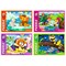 Пазлы картонные 12 элементов + 35 элементов, КОМПЛЕКТ 32 шт., поле 17,5х13 см, РК - фото 14225651