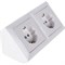 Угловой блок двухместной розетки BYLECTRICA СТИЛЬ - фото 14780325