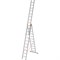 Трехсекционная универсальная лестница KRAUSE TRIBILO 3x11 - фото 14802195