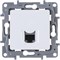 Информационная одинарная розетка Legrand Etika - фото 14811056