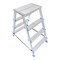 Двусторонняя алюминиевая стремянка LadderBel STR2-AL-4EP - фото 14818398