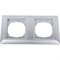 2-местная рамка Metronex Roma Silver - фото 14829304
