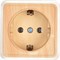 Одноместная розетка Generica РС20-3-ОС ОКТАВА - фото 14845843