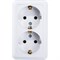 Двойная розетка IN HOME BOLLETO - фото 14861473