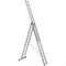 Универсальная алюминиевая трехсекционная лестница Алюмет Серия HS3 - фото 14865047