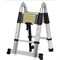 Двухсторонняя телескопическая лестница Алюмет DTLH 2.2 - фото 14876872