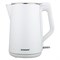 Чайник электрический с двойными стенками SONNEN KT-4103, 1,5 л, 2200 Вт, белый, 456376 - фото 14896323