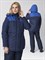 Куртка зимняя женская Сакрин (тк.Таслан,135), т.синий/васильковый - фото 14900338