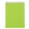 Блокнот МАЛЫЙ ФОРМАТ А7, 80 л., гребень, обложка пластик, клетка, HATBER, "LINE NEON", зеленый, 081518, 80Б7В1гр_03034 - фото 14922818