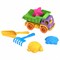 Набор для игр в песке: самосвал "Кама", совочек, грабельки, 3 формочки "Морские", НОРДПЛАСТ, 431779 - фото 14931714
