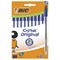 Ручки шариковые BIC "Cristal Original", НАБОР 10 шт., СИНИЕ, узел 1 мм, линия письма 0,32 мм, пакет, 830863 - фото 14933814
