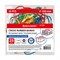 Резинки КРЕСТООБРАЗНЫЕ упаковочные, диаметр 160 мм, 25 шт., цветные, каучук, BRAUBERG, 440195 - фото 14940104