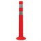 Столбик ограждения сигнальный упругий красный, 750 мм, с двумя светоотражающими полосами, ССУ-750 - фото 14956966