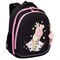 Ранец GRIZZLY анатомическая спинка, c брелоком, для девочек, "YUMMY", 36х28х20 см, RAz-586-14/1 - фото 14960686