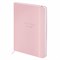 Ежедневник недатированный с резинкой А5 145х203 мм, BRAUBERG, твердый, 160 л., "Minimal", розовый, 116301 - фото 14981532