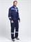 Костюм Лигор-2 СОП У. (тк.Смесовая,210) п/к, т.синий/васильковый - фото 14984768