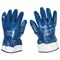 Перчатки хлопковые SCAFFA NBR4530, маслобензостойкие, облив нитрил, крага, размер 10, XL (очень большой), синие, 00-00012461 - фото 14987576
