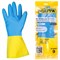 Перчатки латексно-неопреновые SCAFFA "Спектр", КЩС-1, хлопчатобумажное напыление, размер 9, L (большой), 00-01017727 - фото 14992629