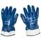 Перчатки хлопковые SCAFFA NBR4530, маслобензостойкие, облив нитрил, крага, размер 10, XL (очень большой), синие, 00-00012461 - фото 14994189