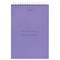 Скетчбук, белая бумага 100 г/м2, 140х201 мм, 60 л., гребень, жёсткая подложка, BRAUBERG ART, Minimal сиреневый, 116901 - фото 15013667