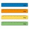 Линейка пластиковая 16 см, ПИФАГОР, неоновая, ассорти, 210827 - фото 15032732