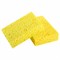 Губки для посуды 110х70х20 мм, ЦЕЛЛЮЛОЗНЫЕ, КОМПЛЕКТ 5 штук, желтые, LAIMA, 700259 - фото 15039616