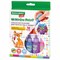 Краски витражные BRAUBERG KIDS, 10 ярких цветов, 10 туб по 20 мл, книга шаблонов, 191761 - фото 15055036