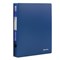 Папка на 4 кольцах BRAUBERG "Стандарт", 40 мм, синяя, до 300 листов, 0,9 мм, 221619 - фото 15055209