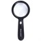 Лупа просмотровая с LED-ПОДСВЕТКОЙ, диаметр 90 мм, увеличение 10, корпус черный, BRAUBERG, 455928 - фото 15057952