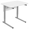 Стол-парта 1-местный регулируемый СУТ.54, 600х500х640-780 мм, рост 4-6, серый каркас, ЛДСП белая - фото 15058690