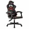 Кресло компьютерное BRABIX "Shooter GM-123", 2 подушки, экокожа, черное/красное, 533190 - фото 15058792
