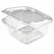 Одноразовый контейнер квадратный 750 мл С КРЫШКОЙ ЮП-РКСП, КОМПЛЕКТ 300 шт., прозрачный ПЭТ, ЮУПМ6014 - фото 15059439