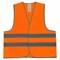 Жилет сигнальный, 2 светоотражающие полосы, ОРАНЖЕВЫЙ, XL (52-54), ГРАНДМАСТЕР, 610886 - фото 15059844