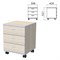 Тумба подкатная "Бюджет", 398х406х521 мм, 3 ящика, дуб шамони светлый, 402952-430 - фото 15060278