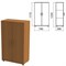 Шкаф закрытый "Монолит", 740х390х1250 мм, цвет орех гварнери (КОМПЛЕКТ) - фото 15061077