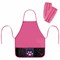 Фартук с нарукавниками для уроков труда BRAUBERG, 3 кармана, 46x54 см, "Pink lava", 273641 - фото 15070713