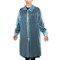 Халат одноразовый голубой на кнопках КОМПЛЕКТ 10 шт., XXL, 56-58 размер, 110 см, рукав на резинке, 20 г/м2, СНАБЛАЙН - фото 15070935