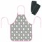 Фартук с нарукавниками для уроков труда ЮНЛАНДИЯ, регулировка по росту, 46х54 см, "Sweet whiskers", 273766 - фото 15081230