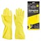 Перчатки МНОГОРАЗОВЫЕ латексные AVIORA, хлопчатобумажное напыление, размер 6,5-7, S (малый), желтые, вес 33 г, 402-566 - фото 15089067