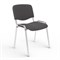 Стул для персонала и посетителей "ИЗО", хромированный каркас, ткань серая С-73, В-40 - фото 15099268