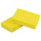 Губки для посуды 95х65х20 мм, ЦЕЛЛЮЛОЗНЫЕ, КОМПЛЕКТ 2 штуки, желтые, LAIMA, 700255 - фото 15102820