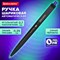 Ручка шариковая масляная автоматическая BRAUBERG "BLACK PEN RT", СИНЯЯ, игольчатый наконечник 0,7 мм, линия письма 0,35 мм, 144326 - фото 15106105
