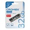 Флеш-диск 32 GB, CROMEX (КРОМЕКС) Standard USB 2.0, черный, 514159 - фото 15106134