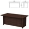 Стол письменный "Приоритет" 1800х900х750 мм, венге (КОМПЛЕКТ) - фото 15128365