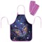 Фартук с нарукавниками для уроков труда ЮНЛАНДИЯ, регулировка по росту, 46х54 см, "Colorful butterfly", 273763 - фото 15135302