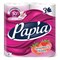 Бумага туалетная бытовая, спайка 4 шт., 3-слойная (4х16,5 м), PAPIA, аромат "Клубничная мечта", 5084114 - фото 15143682