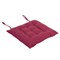 Подушка на стул "РОГОЖКА", 40x40 см, полиэстер, бордовая, PRIMILA (ПРИМИЛА) LUX, 700502 - фото 15177123