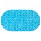 Коврик для ванны противоскользящий 69х40 см, "Камешки", овальный, прозрачно-голубой, ПВХ, PRIMILA (ПРИМИЛА), 700368 - фото 15208655